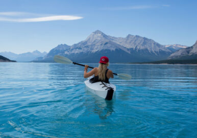 Canoeing On The Lake